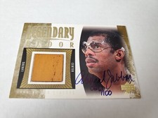 2001-02 KAREEM ABDUL-JABBAR UD LEGENDS LEGENDARY FLOOR AUTO SP INSERT #26/100!