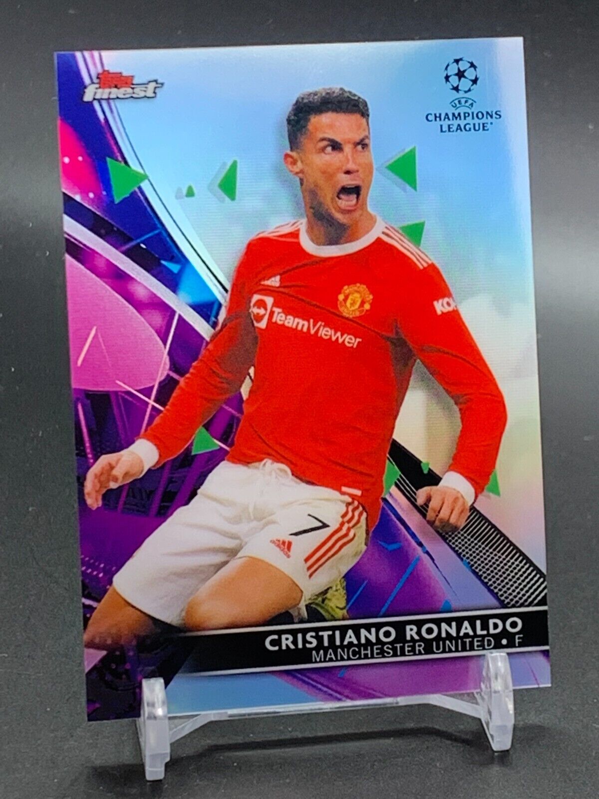 2021-22 Topps Finest UEFA Refractor #100 CRISTIANO RONALDO