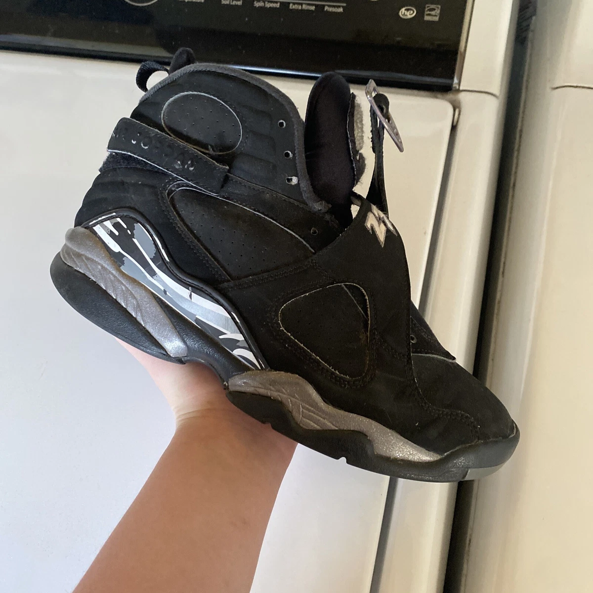 Size 8 Jordan 8 Retro Chrome 2015 REP BOX HAS OG LACES eBay