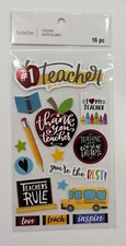 School Teacher Themed Scrapbooking Stickers by Recollections