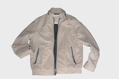 Bugatti Herren Jacke windbreaker Gr. 50 Mantel Gr. L beige Sand TOP!