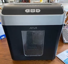 ATIVA 8-SHEET 3.85 GALLON CAPACITY MICRO-CUT HIGH SECURITY SHREDDER