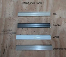 Window Screen Frame kit- 40 Pcs of 5/16" x 1" x 93"  w/ corners/spline/tabs