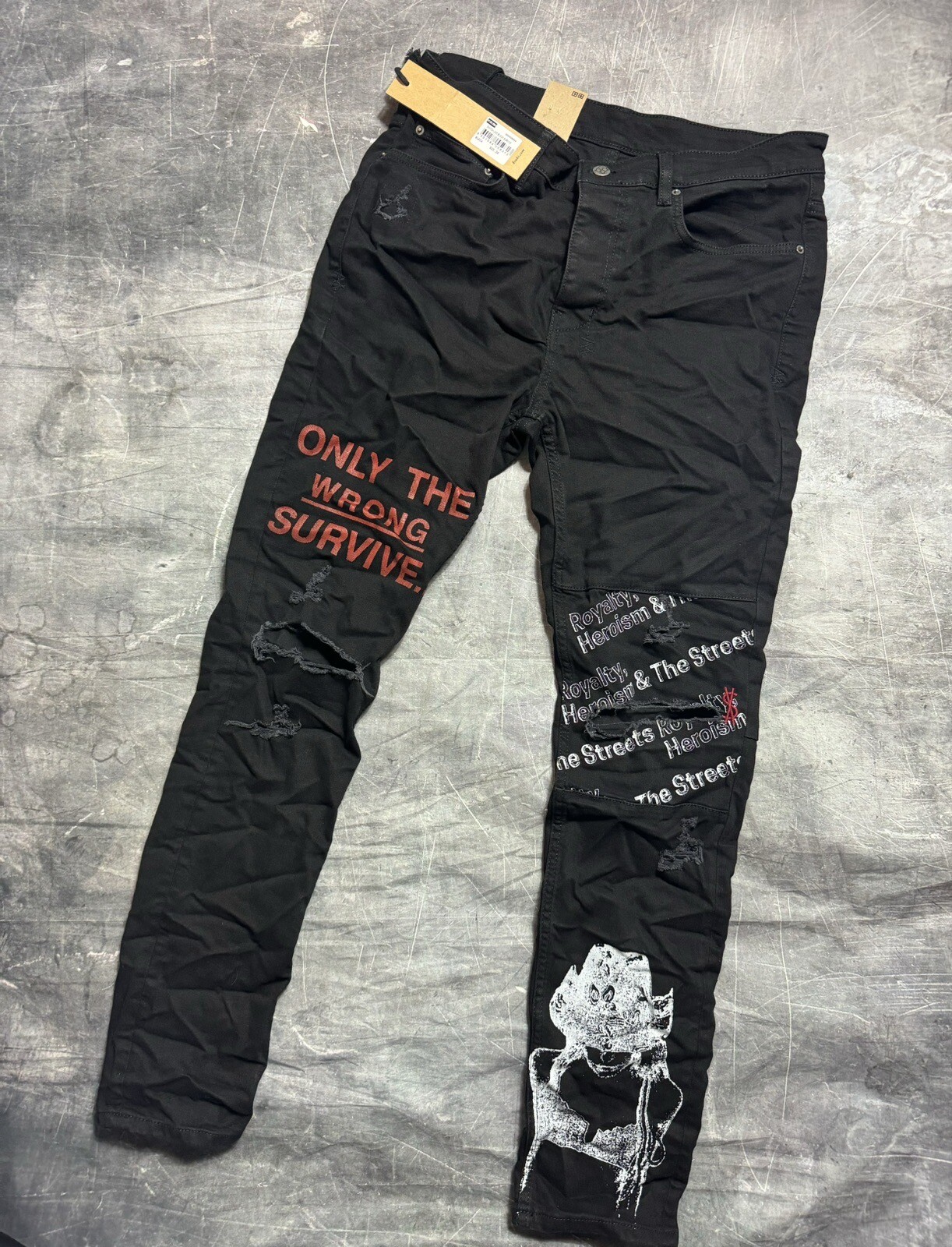 Ksubi Chitch Laid Black Survive Denim Jeans Niagamas Lestari - Main Image