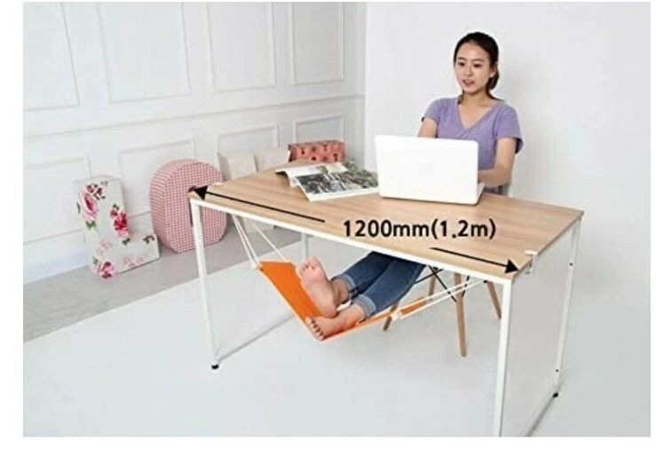 Polyester Desk Feet Hammock  Polyester Foot Rest Stand