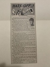 Hal Newhouser Cleveland Indians Hats Off 1954 Sporting News Baseball 4X9 Panel