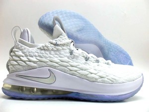 lebron 15 low metallic silver