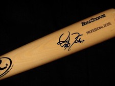 JOE NATHAN AUTOGRAPHED RAWLINGS BAT (MINNESOTA TWINS) - W/ COA!