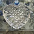 WATERFORD Crystal Heart Paperweight Vintage Made in Ireland