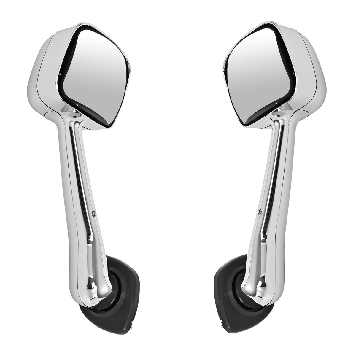 Pair Chrome Hood Mirrors For Freightliner Cascadia 2008-2017