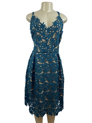 green lace sleeveless dress Madison Lace and Bow Dress- Green S main image 1