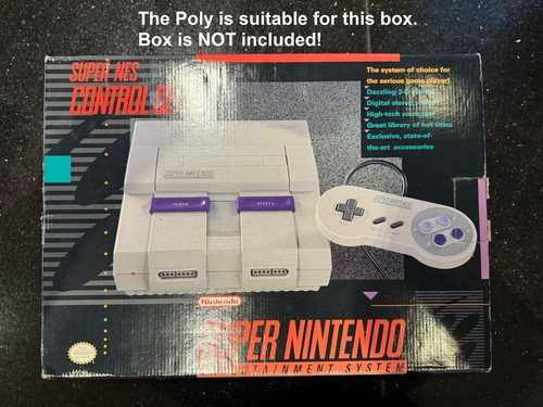 Reproduction Polystyrene (aka Inserts/foam) for Nintendo SNES Console NARROW Box - Picture 6 of 7