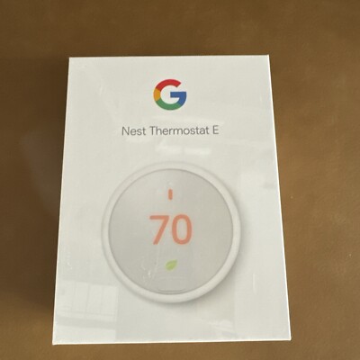 Sealed! Google, T4000ES, Nest Thermostat E, Smart Thermostat White