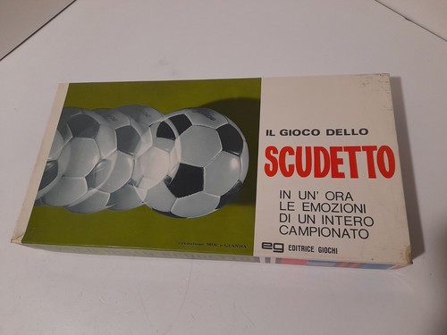 Il Gioco Dello Scudetto EG Anni 70 Gioco In Scatola Vintage Completo Italy - Foto 20 di 24