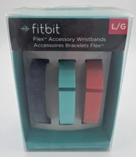 Original Fitbit Flex Accessory Wristbands Size L/G Pack Of 3 - FREE SHIPPING
