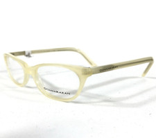Donna Karan Eyeglasses Frames 8810 280 Nude Horn Cat Eye Full Rim 50-16-140