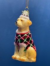 Labrador Retriever Holiday Christmas Ornament.