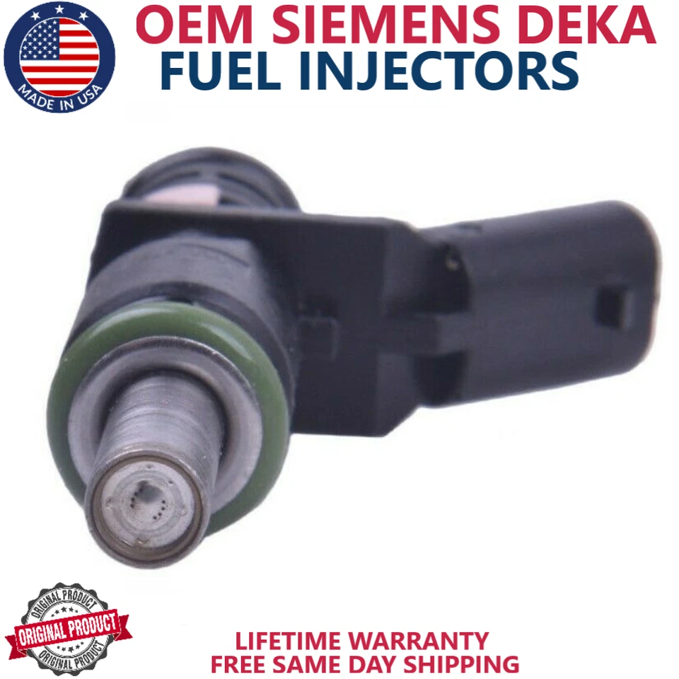 Inyectores de combustible OEM SIEMENS DEKA x6 para Mercedes-Benz E300 2008, 2009 3,0 L V6 Foto 4 de 4