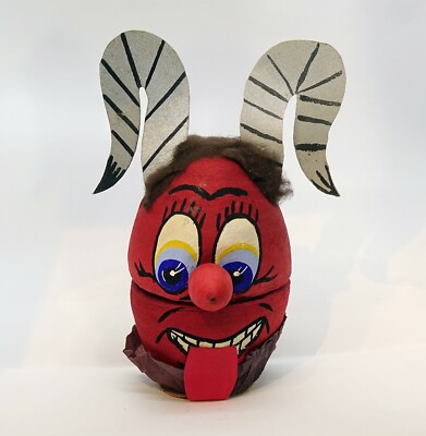 Krampus Candy Container / Candy Box / Teufel, ~ 1930   (# 13356)