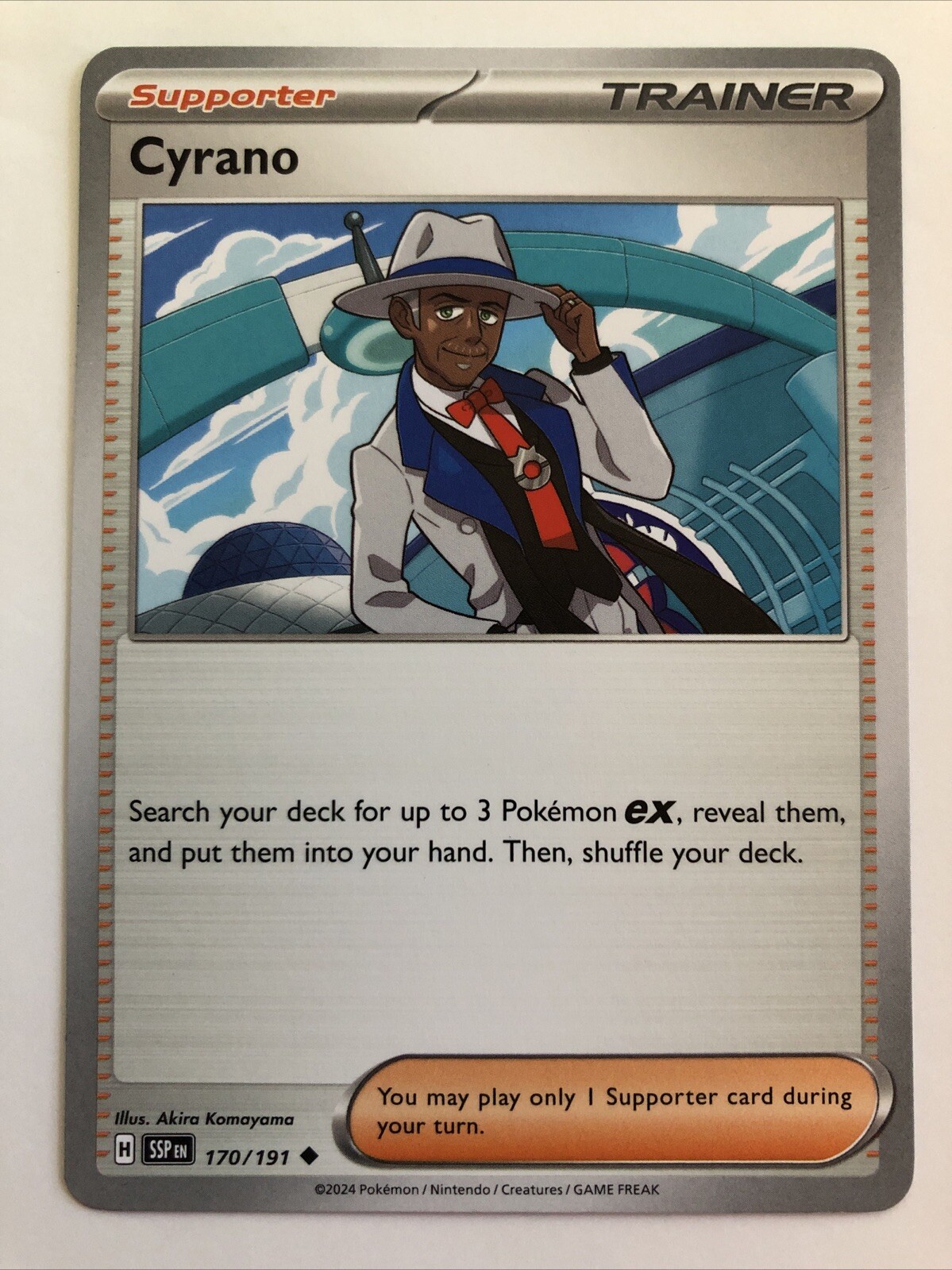 Pokémon TCG Surging Sparks Cyrano 170/191 NM