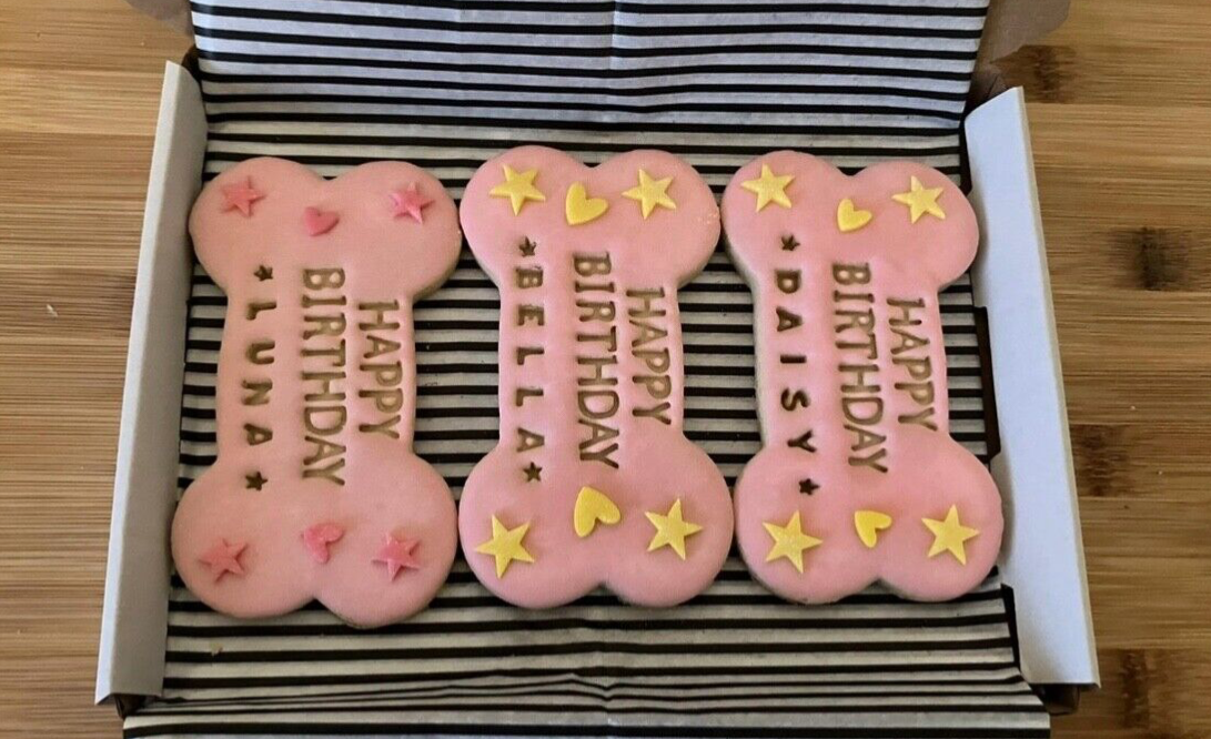 Butler & Pooch Personalised Birthday dog biscuits eBay