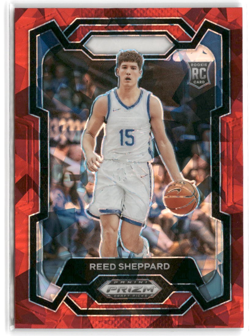 Panini 2024 Panini Prizm Draft Picks #21 Reed Sheppard Prizms Red Ice