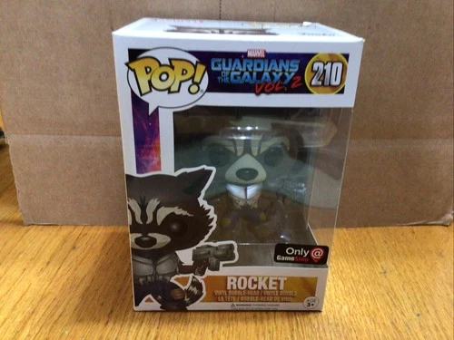 Funko Pop! Marvel Guardians Of The Galaxy Rocket Raccoon #210 GameStop Exclusive