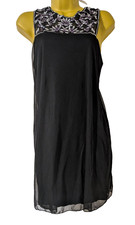 Miss Selfridge Womens Black Evening Dress Size 12