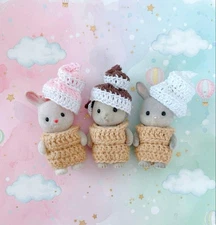 Sylvanian Families Soft Serve Ice Cream Set Mini Baby Size Cosplay Outfit