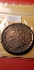 1824 Canada Province Of Nova Scotia One Penny Token Idbnn44.