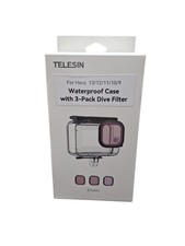 Telesin Wasserdichte Hülle+Tauchfilter-Set G...