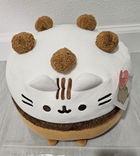Original Gund Pusheen Ice Cream Cake Squisheen Large 11" Soft Toy / Cushion NWT