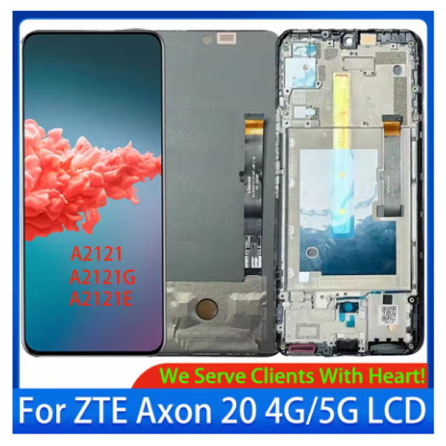 For ZTE Axon 20 4G / ZTE Axon 20 5G OLED Display Full LCD Screen