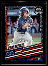 2026 Panini Prizm Stars Stripes Drew Burress Black Velocity 04/39
