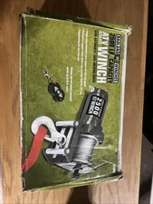 Badland 2500 lb capacity Electric ATV/Utility Winch W/ Remote OPEN BOX