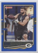 2020 Panini Donruss Rookie Press Proof Blue Josiah Deguara #292 g6p