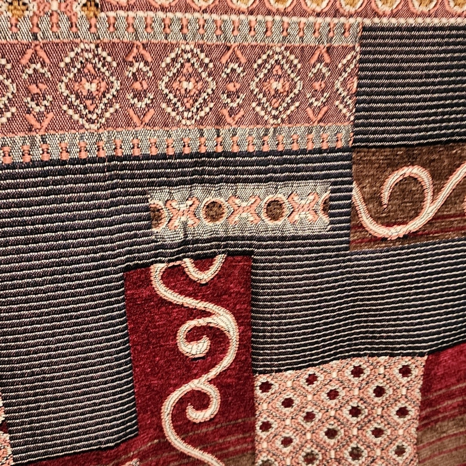 Vintage Renaissance jacket  Lp patchwork tapestry… - image 3