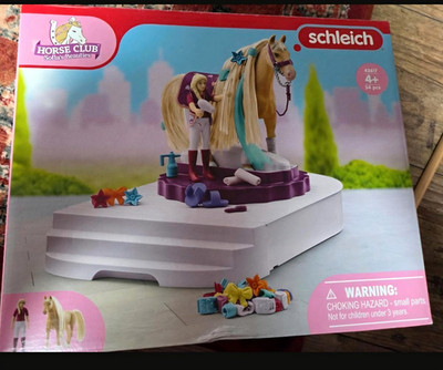 Schleich Horse Club Sofias Beauties Pflege Spielset 42617, 54 Teile, 4+