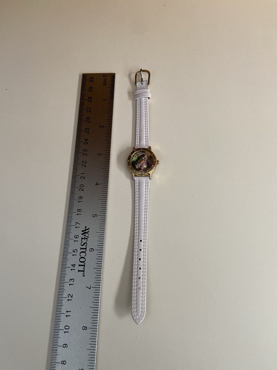 Vintage Ladies LE BARON Abalone Shell Quartz Watch New  display picture 3