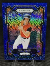 Mac Horvath 2024 Panini Prizm Baseball Blue Shimmer Prizm /15 FOTL Orioles