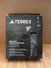Men's Adidas Terrex Base Layer Bottoms - Grey - Small - Merino - Wool Leggings