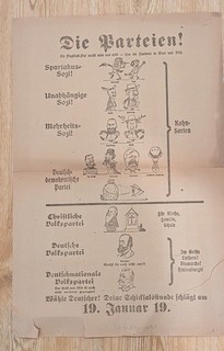 1919 Anti Socialist Anti Communist Nationalist German Political Broadside