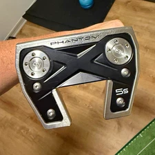 Scotty Cameron Phantom 5s Right-Handed Mallet Putter Steel Shaft Silver/Black