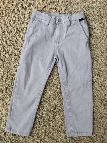 Volcom Kids Toddler Youth Grey Adjustable Waist Pants Belt Loops Size 4T