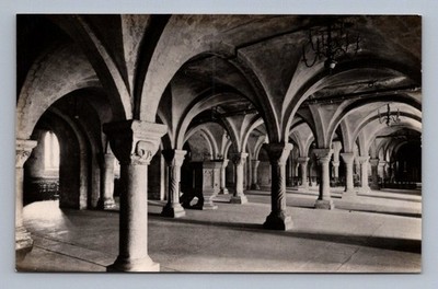 Antique England Postcard CANTERBURY Cathedral The Crypt East 1900s