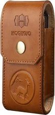 Leather Multitool For 4'' to 4.5'' tools, brown 