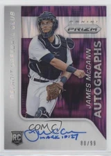 2015 Panini Prizm Auto Purple Flash Prizm /99 James McCann #60 Rookie Auto RC