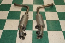 05-08 C6 Vette Aftermarket Mbrp 2.5 Inlet Exhaust Mufflers Pipes Chrome Tips Oe 05-08 C6 Vette Aftermarket Mbrp 2.5 Inlet Exhaust Mufflers Pipes Chrome Tips Oe