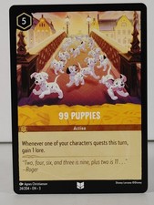 99 Puppies - LORCANA  Into the Inklands - 24/204 - singles