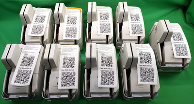 *Lot Of 9* Canon imageFORMULA CR-25 Check Scanner M11061  Tested